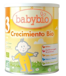 Leche 3 de  10 - 36 m Babybio en polvo para continuacion 900 g