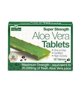 Aloe Vera Potencia Máxima -  30 tabletas