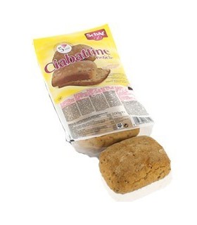 Panecillos de chapata con semillas para hornear sin gluten