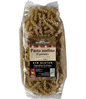 Pasta andina arroz y quinoa sin gluten