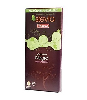 Chocolate Negro 60% con Stevia 100 gr