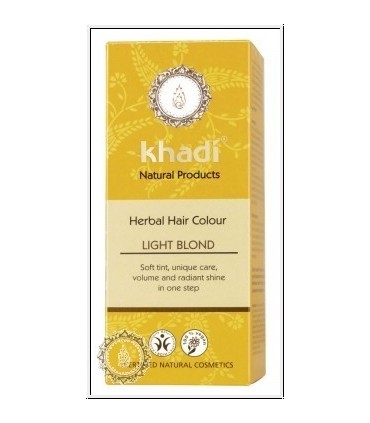 HENNA 100% VEGETALES BIO KHADI - Rubio claro 100 g