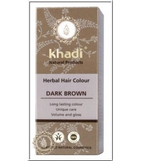 HENNA 100% VEGETALES BIO KHADI - Castaño oscuro 100 g