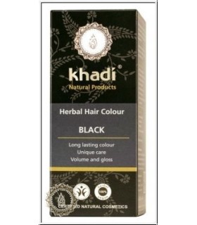 HENNA 100% VEGETALES BIO KHADI - Negro 100 g