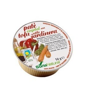 Pate con Tofu estilo jardinera Soria Natural 50gr.