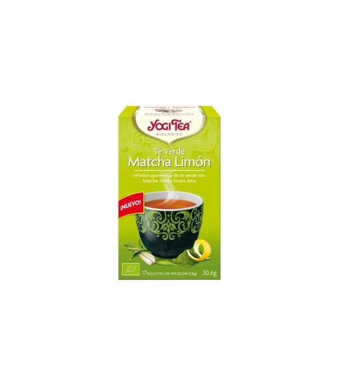  Yogi tea BIO Té Verde Matcha Limón 17 bolsitas