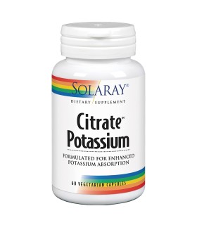 Potasio Citrato 99 mg - 60 cápsulas vegetales 