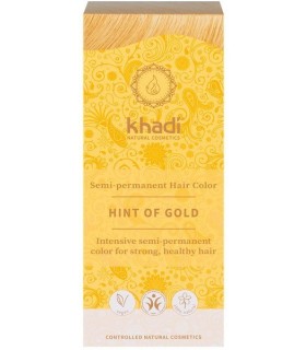 HENNA 100%  BIO KHADI - Rubio toque dorado 100 g