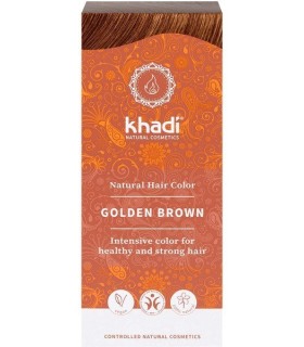 HENNA 100%  BIO KHADI - Castaño dorado 100 g