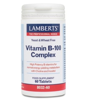 vitaminas B Complex 100 mg con todas las vitaminas B