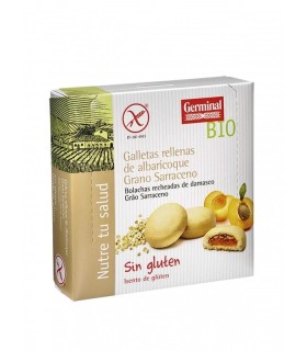 Galletas sin gluten de trigo sarraceno rellenas de crema de albaricoque 200 g