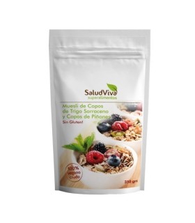 Muesli De Copos De Trigo Sarraceno Y Copos De Piñones 350 g