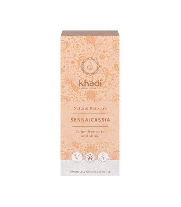 HENNA 100%  BIO KHADI - Senna cassia incoloro 100 g