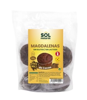 Magdalenas sin gluten super-choc  190 g