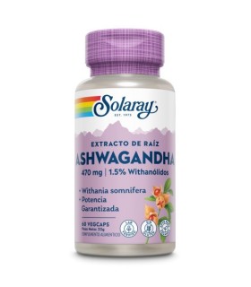 Ashwagandha 470 mg. - 60 cáps. vegetales