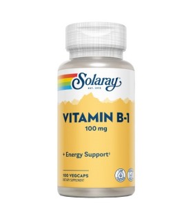 Vitamina B 1 100 mg - 100 capsulas vegetales