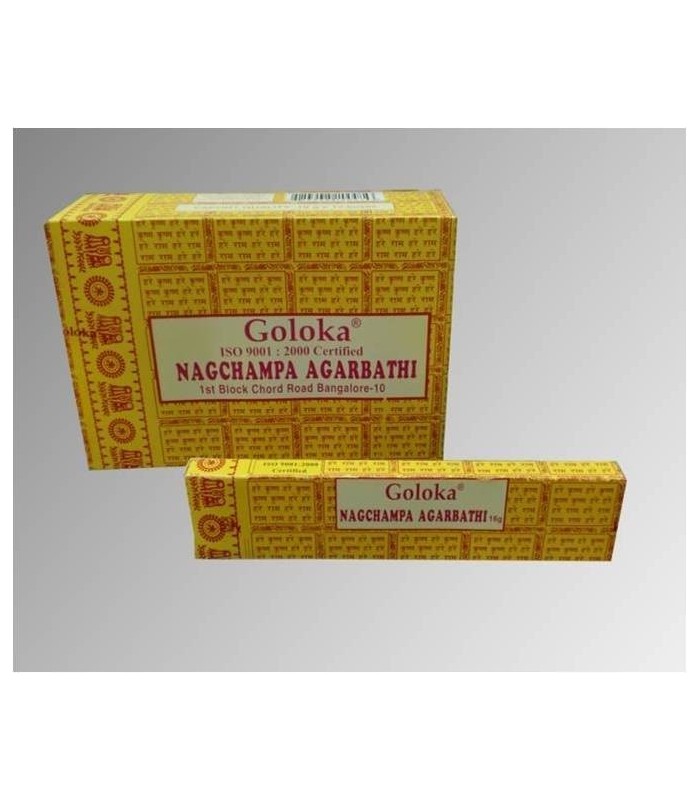 Incienso nag champa goloka-amarillo 16gr.