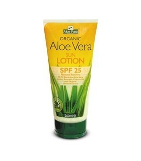 Gel de Aloe vera linea solar  SPF 25 Tubo de 200 ml.