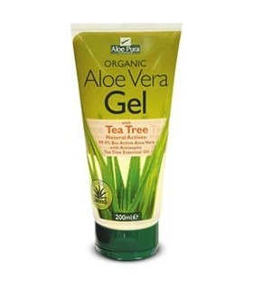 Gel de Aloe vera con Aceite de arbol de te 200 ml