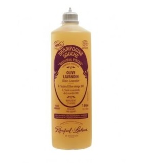 Champú -Gel de Ducha Lavanda-Aceite de Oliva Bio 1 L