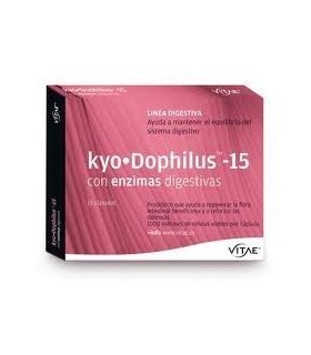 Kyo dophilus con enzimas digestivos 15 caps