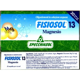 FISIOSOL 13 MAGNESIO 20 VIALES / 2 ML